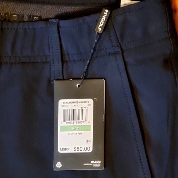 Under Armour UA Drive Pants 1364407 34/32 NWT - Picture 10 of 12